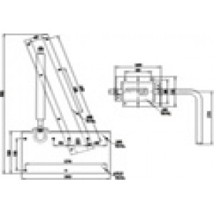Механизм 582 трансф. шкаф-кровать (без газ-лифта) ОЗМФ Шкаф кровать